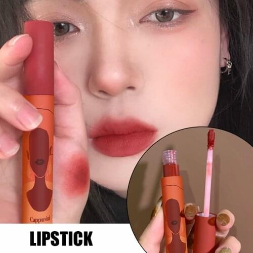 6 Colors Waterproof Liquid Lip Glaze Long Lasting Moisturizing Non-stick Lipstick Lipstick Maquiagem Maquillajes Para Lipstick