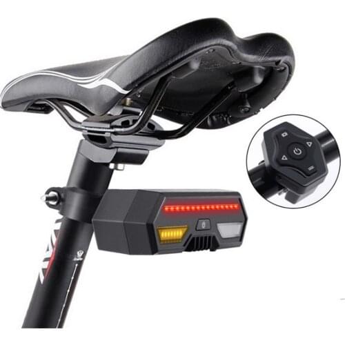 Bicycle Tail Light Waterproof Riding Rear Tail Light LED USB Rechargeable, Rechargeable Mountain Bike Light Safety Warning Light