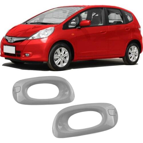 1 Pair Auto Front Bumper Driving Fog Lights Cover Lamp Frame Trim For Honda FIT JAZZ GE6 GE8 HYBRID GP1 2011-2013