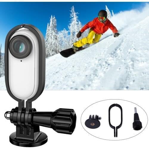 2021 Metal Adapter Camera Protection Frame 1/4 Screw Mount Bracket Cameras Expansion Accessories For Insta 360 Go Camera