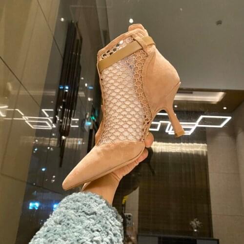 2021 Top Quality Real Leather Fashion Ladies' Pointy High Heels, Coloured Sandals luxury shoes woman high heel shoes