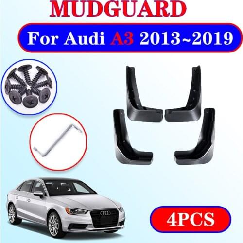 Car Mudflap for Audi A3 Sedan Saloon 2013~2019 Fender Mud Guard Flap Splash Flaps Mudguards Accessories 2014 2015 2016 2017 2018