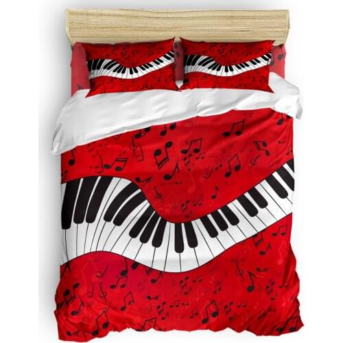 CHARM HOME Microfiber Bedding On Bed