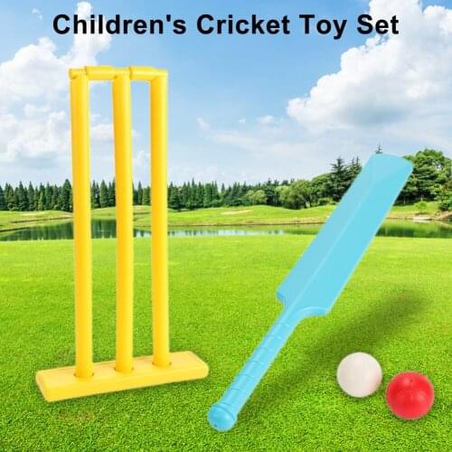 Kid Cricket Set Parent-child Sports Interaction Hand-eye Coordination Cultivation Sports Game Set for Backyard Beach Child