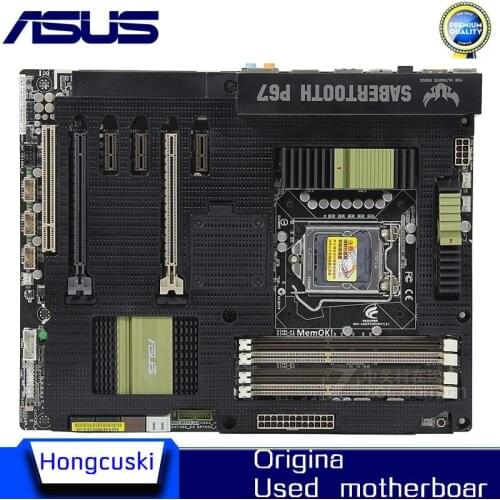 For ASUS original motherboard SaberTooth P67 DDR3 LGA 1155 boards 32GB USB2,0 USB3.0 SATA3.0 Desktop motherboard