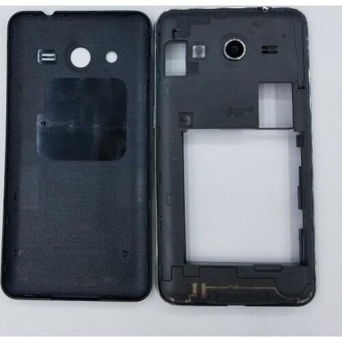 For Samsung Galaxy Core 2 II SM-G355HN G355 G355HN G355H 1 SIM Phone New Housing Middle Frame Chassis With Rear Battery Door