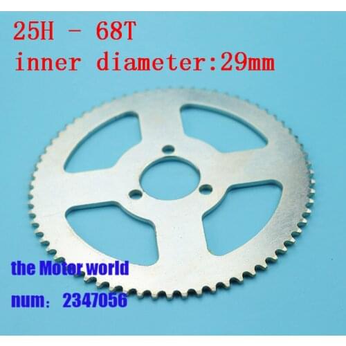 55, 60, 65 and 47 and 55 t 60 tons of 25H 29mm 68t rear wheel blades e gas scooter 47CC 49CC