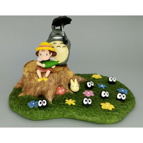 My neighbor totoro cute girl mei mei anime action figure prefect quality figurine handmade Toys home decoration classic gifts