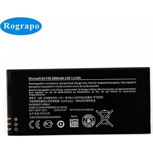 Original 3000mAh BV-T4B Battery For Nokia Lumia 640XL RM-1096 RM-1062 RM-1063 RM-1064 RM-1066 Lumia 640 XL Smart Mobile Phone