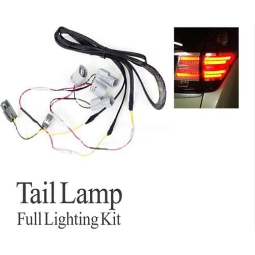 Full Lighting Kit For ALPHARD VELLFIRE 30 series 14-18 taillights 2 turn 4 wire Bundle