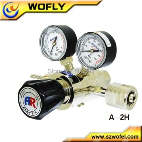 150bar inle 12bar outlet pressure HPb59-1 nickel plating dual stage oxygen hydrogen gas pressure regulator