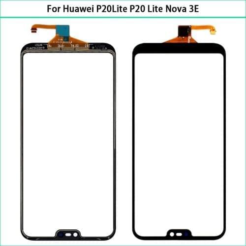 New 5.84'' TouchScreen For Huawei P20Lite P20 Lite Nova 3E Touch Screen Panel Digitizer Sensor LCD Front Outer Glass Replacement