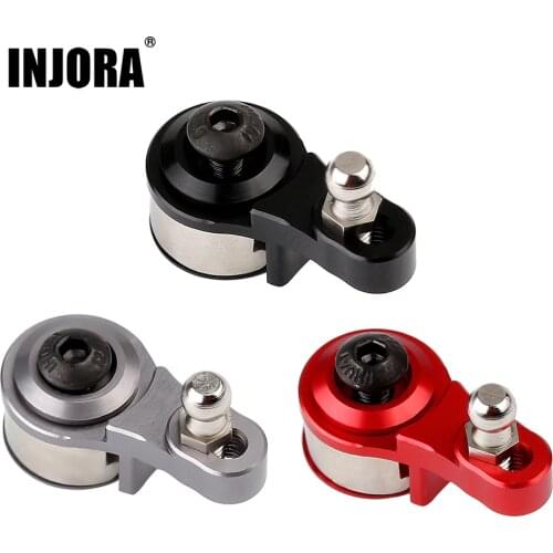 INJORA 25T Aluminum Alloy Adjustable Damping Servo Arm for 1:10 RC Crawler Car Traxxas TRX4 TRX6 Upgrade Parts