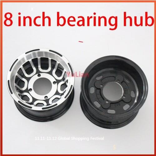 Using 19x7.00-8 tire 20x7-8 21x7-8 vacuum tire go kart four wheel motorcycle size 8 inch bearing wheel hub ATV aluminum rim
