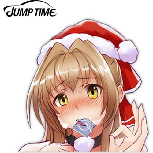 Jump Time Amagi Brilliant Park Sento Isuzu 92 Cute Anime Girl Peeker Vinyl Decal Window Waifu Car Stickers