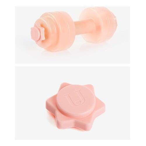B131 Gym Equipment Crossfit Yoga For Training Sport Plastic Exercise Equipments Body Building Water Dumbbell Weight Dumbbells Fi