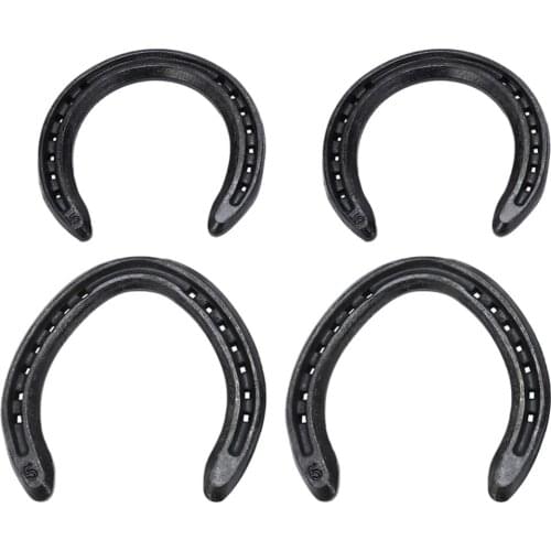Steel Durable Front Rear Horseshoe Lightweight Nails For Horse Foot Tournament Games Horse Racing Equipment Training Equestrian