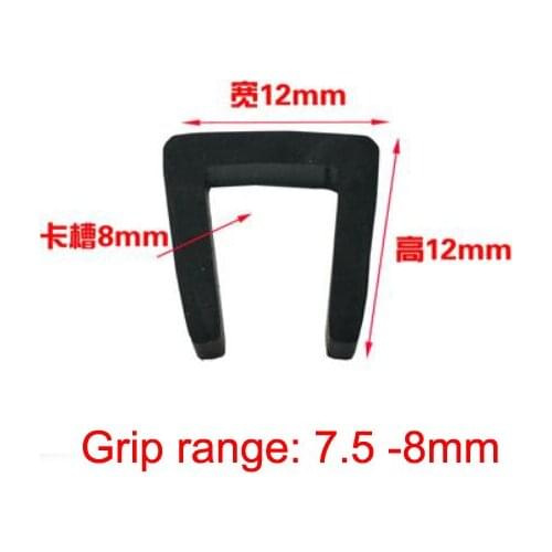 1 Meter U Channel EPDM Moulding Trim Strip Edge Guard Rubber Sealing Strip Weatherstrip Car Door Protector