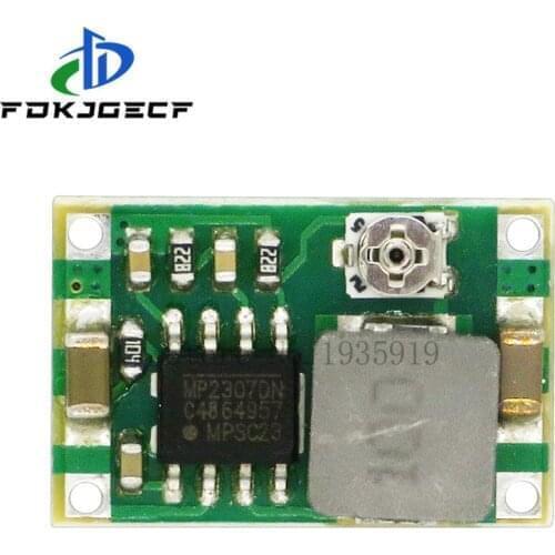 10PCS Mini360 RC Airplane Module Mini 360 DC Buck Converter 2A Step Down Module 4.75V-23V to 1V-17V 17x11x3.8mm LM2596