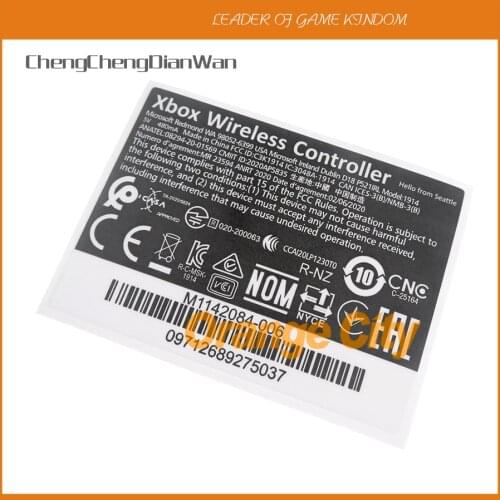 100pcs/lot Replacement Wireless Controller Back Label Serial Sticker Laser stickers Label Seals For XBOX Series S X Console