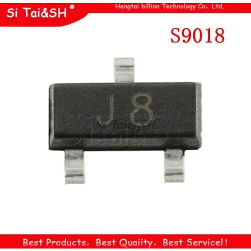 100PCS S9018 SOT23 9018 SOT SMD J8 SOT-23 new transistor
