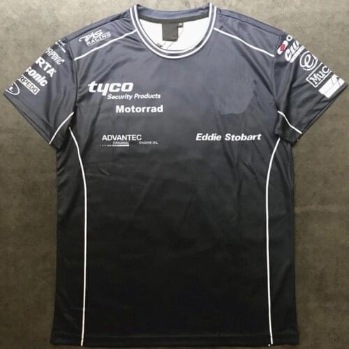 2018 Summer black for bmw the motorcycle team quick-drying Latest model Casual fashion clothes