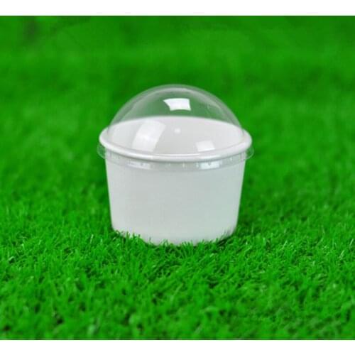 50pcs High quality creative disposable ice cream cup party birthday wedding favor diy baking decor small paper cup with lid