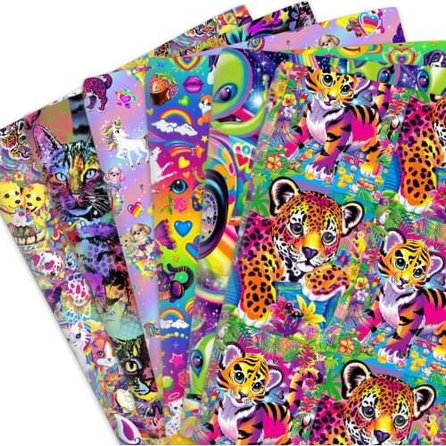 8PCS 20*33cm Unicorn Tiger Panda 100% Pure Cotton Material Patchwork Quilting Tissue Sewing Fabrics Quilt Needlework DIY Cloth