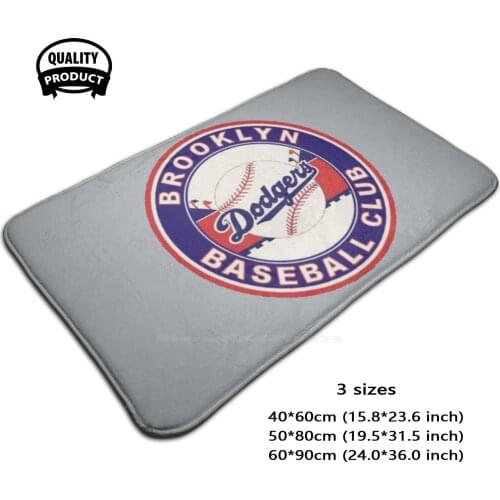 Best Seller - Defunct - Brooklyn Rs Baseball 3 Sizes Home Rug Room Carpet Brooklyn Baseball Club 1884 Ebbets Field Brooklyn New