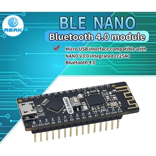 BLE-Nano for Arduino Nano V3.0 Mirco USB Board Integrate CC2540 BLE Wireless Module ATmega328P Micro-Controller Board