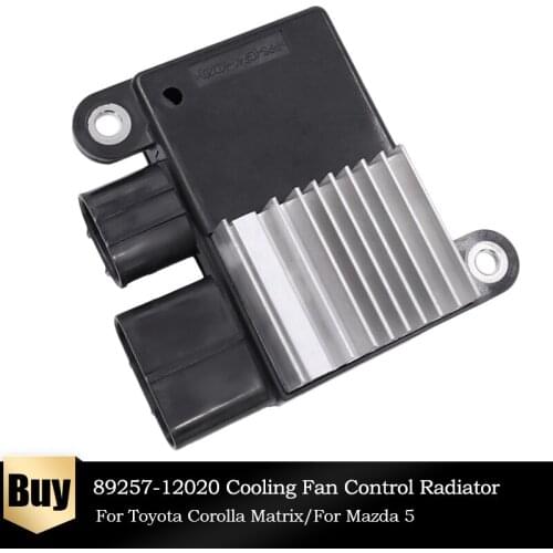 89257-12020 Cooling Fan Control Unit Module For Mazda 5 CX-7 2007-2010 For Toyota Corolla Matrix 2009-2013 L33L1515Y 499300-3400