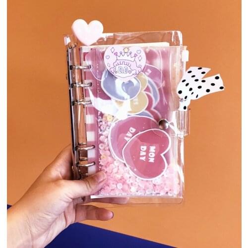 DIY Notebook Bingbing Cloud Wing Planer Kawaii Journal Girl 's Diary Organizer Student Daily Weekly Plan Stationery Gifts
