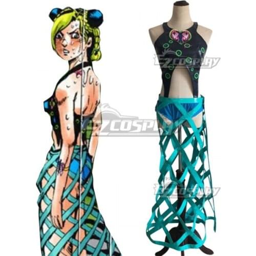 Stone Ocean Cujoh Jolyne EP01 Long Suit Halloween Party Uniform Outfit Adult Men Women Christmas Suit Cosplay Costume E001