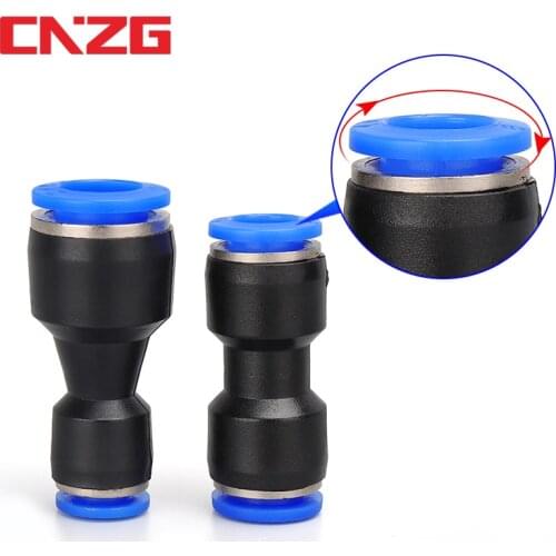 Pipe Fitting PU4 6 8 10 12 Hose Connector Pneumatic Quick Connector PG6-4 PG6-8 PG6-10 For Air water Hose Tube Push in Straight