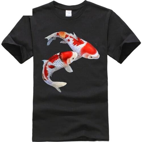 Koi Fish t-shirt Chinese Koi Carp Fish Graphic Shirts