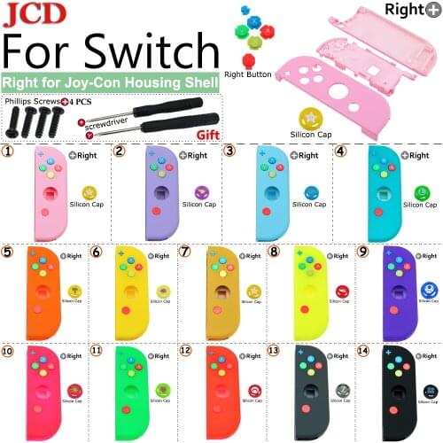 JCD Right Housing Shell Case Cover for Nintend for Switch NS Controller for Joy-Con Protection Cases for Nintendo Right Button