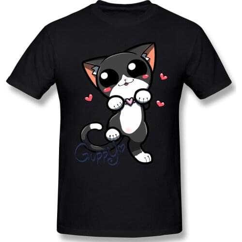 T-Shirt for Men Guppy 100% Cotton The Binding Of Isaac T Shirt 6XL Funny Plus Size Clothes