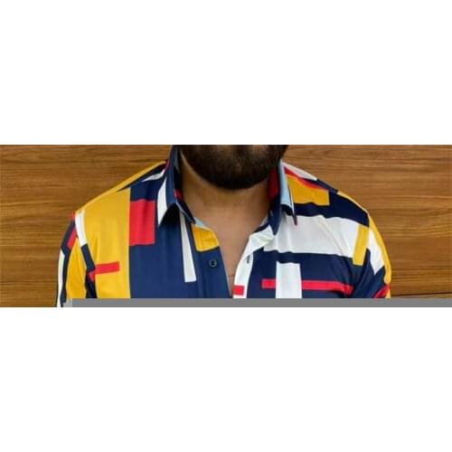 Punk Style Men Beach Shirt 2021 New Autumn Men Casual Stand Hawaii Resort Long Sleeve Chemise Homme Male Polka Dot Shirts