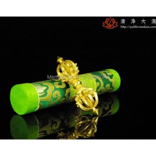 Nepalese handmade esoteric musical instruments / copper gilding, a Dorje / nine shares of karma /xiangMo Chu