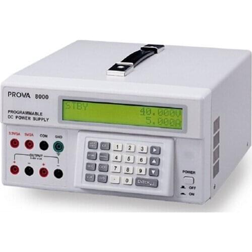 NEW PROVA-8000 Programmable Power Supply 0-40V/0-5A TES Tester