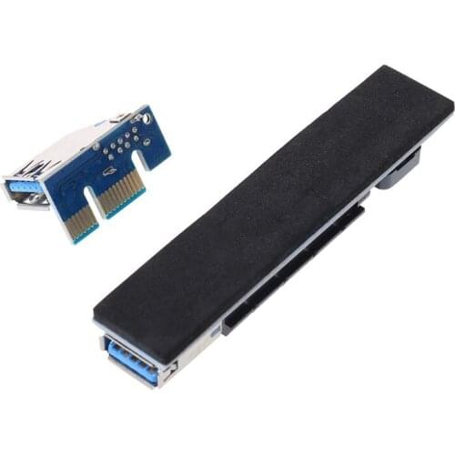 Add On Card PCI Express USB 3.0 Adapter Raiser Extender PCIE Riser Card USB 3.0 PCI-E SATA PCI E Riser PCI Express X1 to X4 P82A