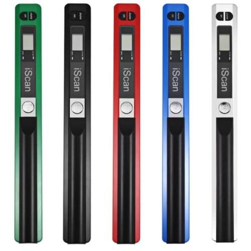 IScan Portable Creative Handheld Mobile Portable Document Scanner 900DPI USB2.0 LCD Display Support JPG/PDF Format Selection#R10