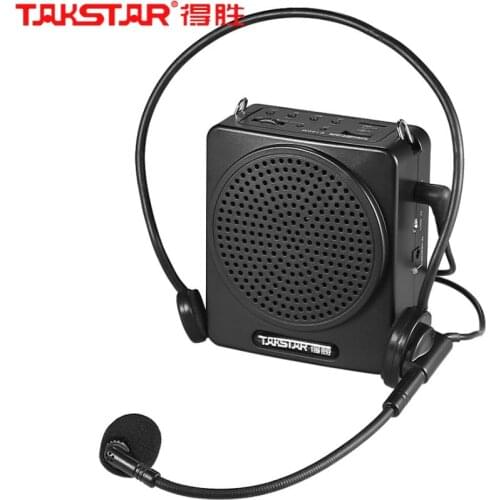 Takstar E180M Mini Portable Amplifier 12W Support USB disk & TF card MP3 music play use for Teaching / tour guiding ect