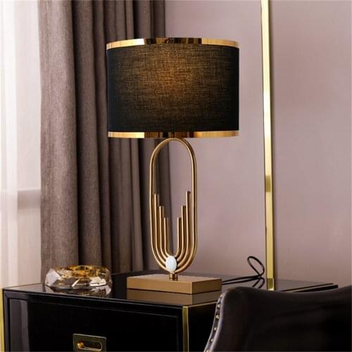 Postmodern Luxury Table Lamps Living Room Bedroom Study Restaurant Corridor Exhibition Art Decoration Luster Indoor Table Lights