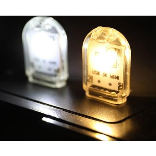 1Pcs Mini 2 LEDs USB 5V LED Night Light Desk Book Reading Lamp Camping Bulb Childrens Gifts For Mobile Charger Laptops