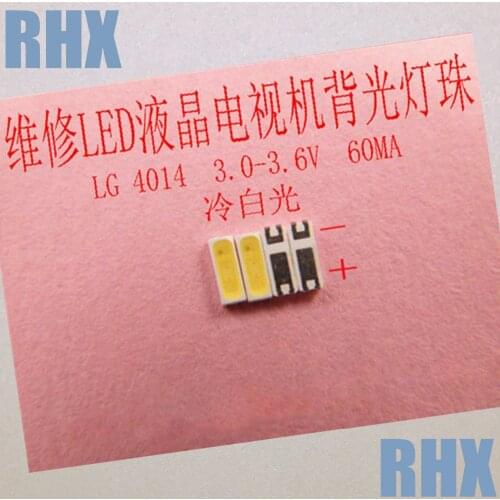 200piece/lot for Maintenance Konka LED LCD TV backlight Article lamp SMD LG LEDS 4014 3V 60MA Cold white light emitting diode
