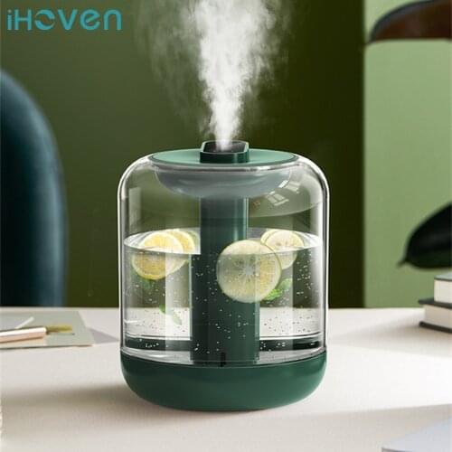 IHoven Fruit Flower Air Humidifier Wireless Aroma Diffuser Aromatherapy 2000mAh Battery Rechargeable Oil Diffuser Nature Aroma