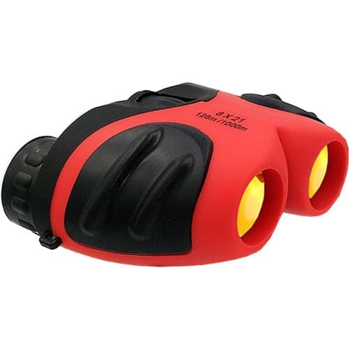 Women Telescope Red Colour High Times 8X21 HD All-optical Yellow Film Waterproof Binoculars Telescope for Tourism Binoculars