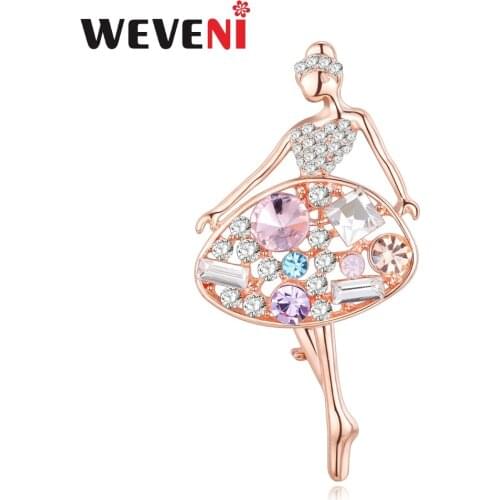 Броши девочка на одежду WEVENI China At AliExpress