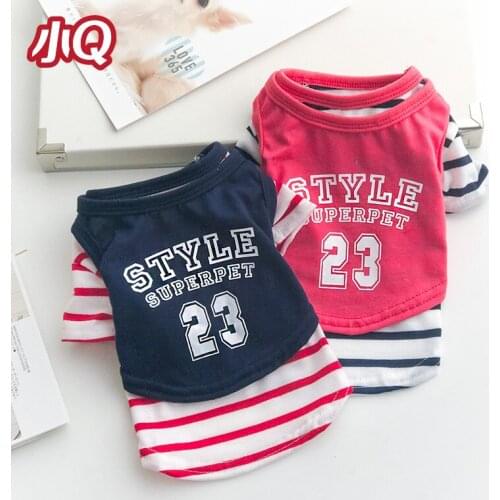 Vest Shirts Set Clothes For Dogs T-shirts Black Pink Summer Spring Sweatshirts Goods For Puppies Animals Small Cats Bulldog Pugs